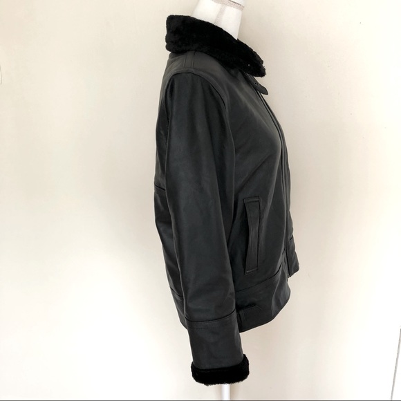 NOORA Women’s Black Pure Leather Jacket Size XS - Picture 6 of 13